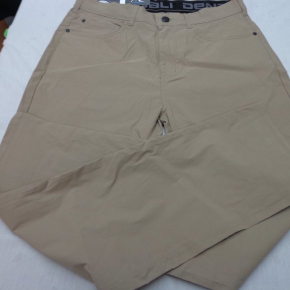 Denali Mens 32 x 30 Delta Khaki Technical Stretch Pants NEW - Picture 5 of 6
